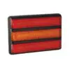LED 3 delt slimline kombinations baglygte sort