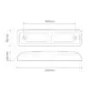 LED slimline baklygte - Billede 2