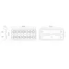 LED 2 delt slimline kombinations baglygte sort - Billede 2