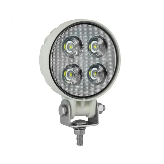 LED kompakt rund arbejdslampe hvid