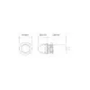 LED pilot lys hvid 12 volt - Billede 2