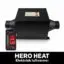 Hero Elektrisk luftvarmer 1500 watt bil & fritid drivhus
