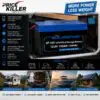 Lithium Batteri 100Ah 12V super lav model  med App / BT - Billede 2