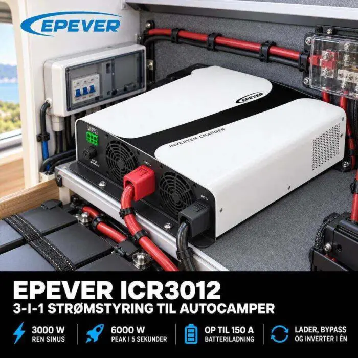 Alternative view of Epever ICR3012 3KW Kombi inverter med 150A lader
