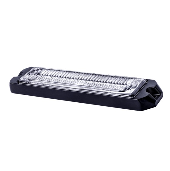 Led blitzlampe med orange/ blåt advarselslys