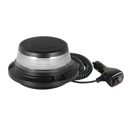 LED Beacon R65 hvid/orange 145mm Magnetfod