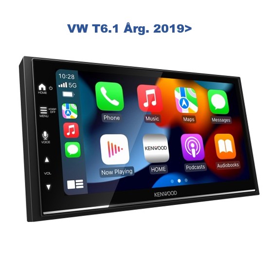 Carplay Radio kit VW T6.1 med SOS