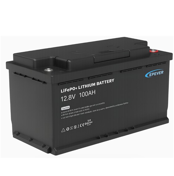 Epever lithium Batteri LZ 100Ah BMS150A varme og Bluetooth